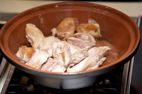 Tajine de pollo y verduras