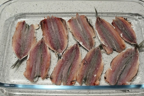 Boquerones al horno