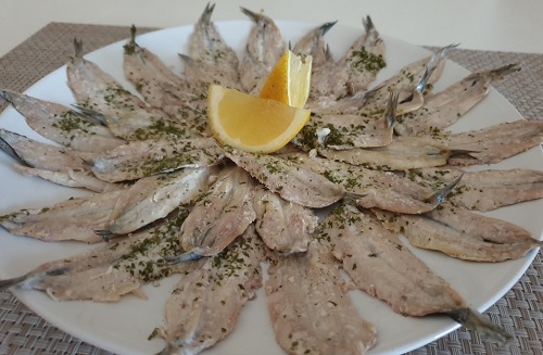Boquerones al horno