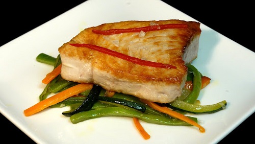 Bonito a la plancha Bonito a la plancha