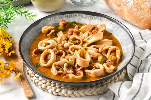 Calamares a la riojana Calamares a la riojana