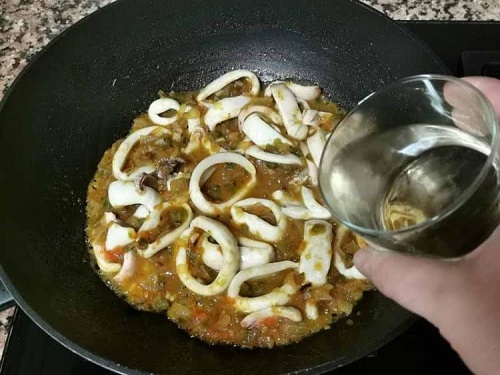 Calamares a la riojana Calamares a la riojana