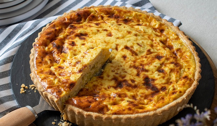 Quiche de puerros y bacon Quiche de puerros y bacon