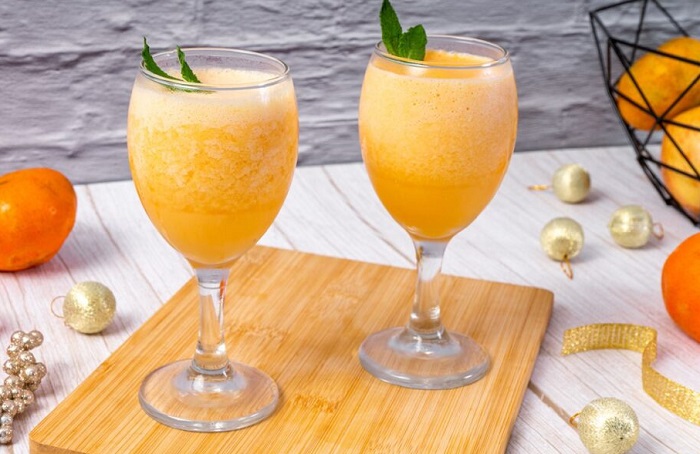 Sorbete de mandarina