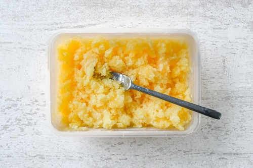 Sorbete de mandarina