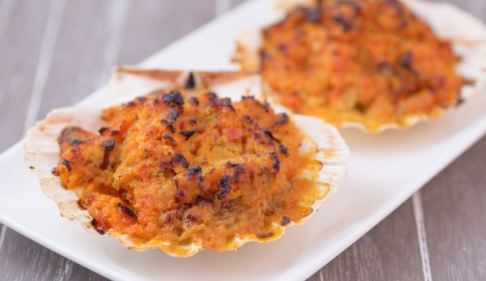 Vieiras a la gallega