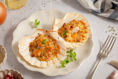 Vieiras a la gallega