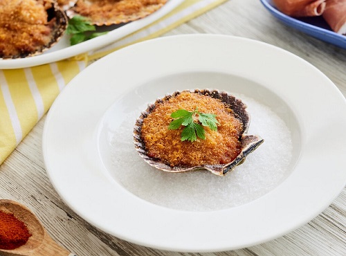 Vieiras a la gallega