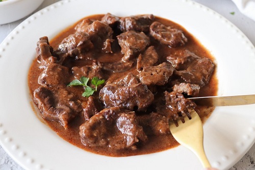 Morcillo de ternera guisado