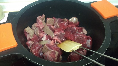 Morcillo de ternera guisado