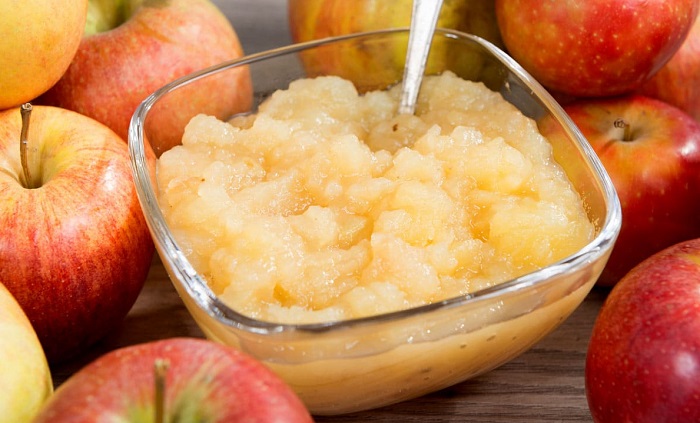Compota de manzana