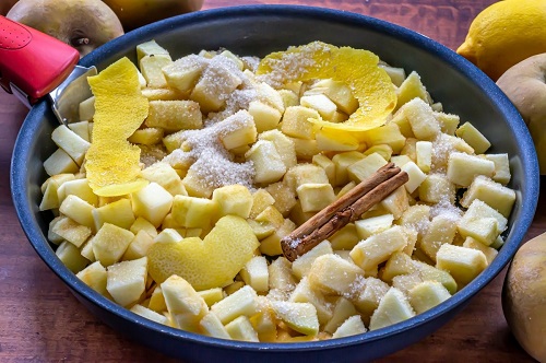 Compota de manzana