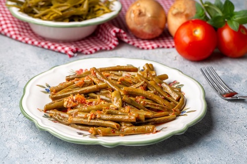 Judías verdes con tomate