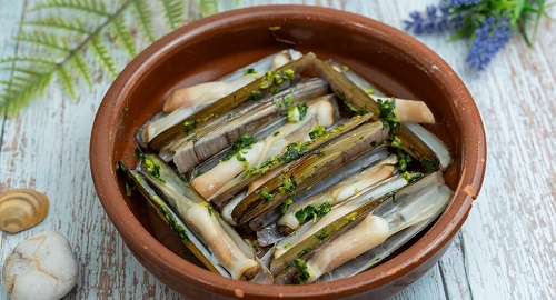 Navajas al horno Navajas al horno