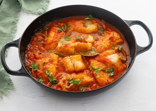 Bacalao en salsa de tomate Bacalao en salsa de tomate