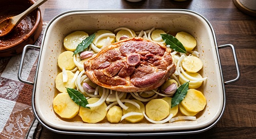 Lacón asado al horno Lacón asado al horno