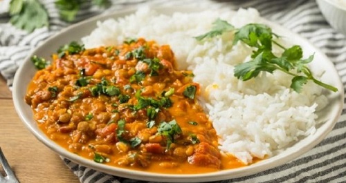 Lentejas al curry Lentejas al curry