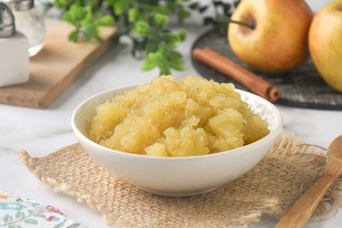 Puré de manzana con romero Puré de manzana con romero