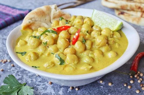 Curry de garbanzos Curry de garbanzos