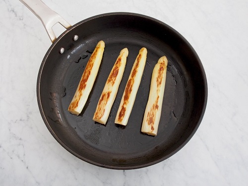Espárragos blancos a la plancha