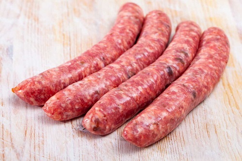 Butifarra con patatas al horno