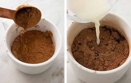 Mug cake de brownie